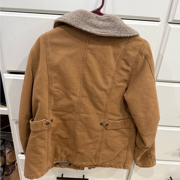 Carhartt Tan Sherpa-Lined Coat - Picture 3 of 3